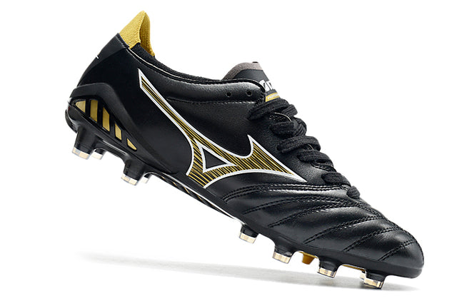 Chuteira Mizuno Morelia Neo 3 Campo FG - Preto/Amarelo