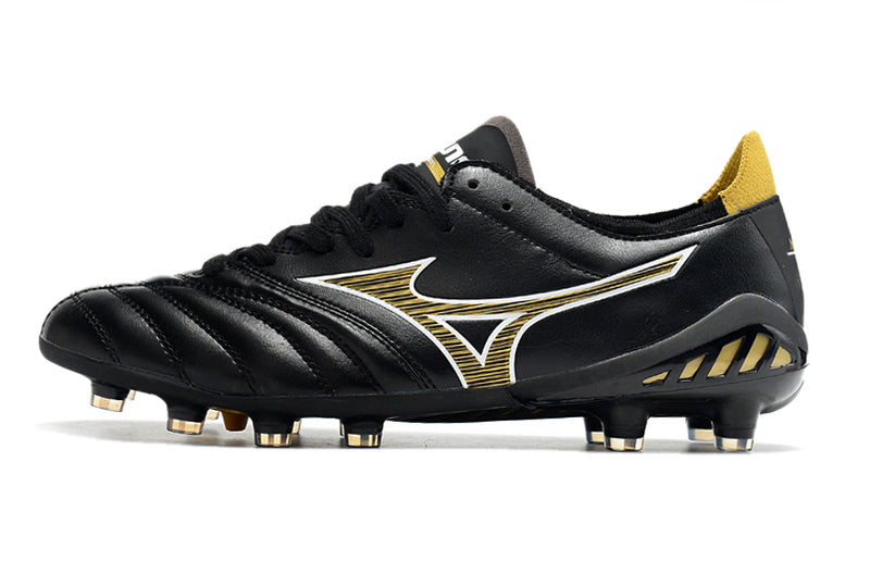 Chuteira Mizuno Morelia Neo 3 Campo FG - Preto/Amarelo