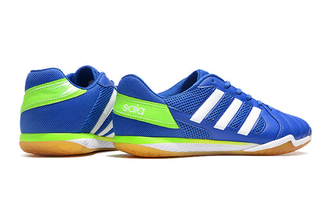 Chuteira Adidas Top Sala Futsal - Azul/Verde